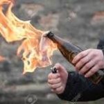 Molitov Cocktail Fire Bomb
