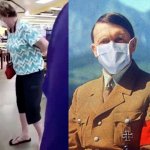 Mask Nazi hopes little girl will die