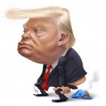 trump caricature