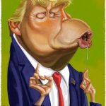 trump caricature