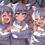 laughing wolves (anime ver) meme