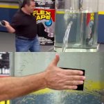 water tank leaking fix meme
