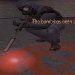 The bomb has been defused