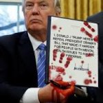 blood on hands trump