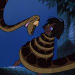 Mowgli and Kaa The Snake