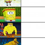 Spongebob Getting Stronger