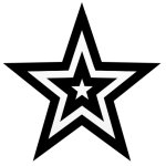Imgflip Black-White Star (400,000 points)