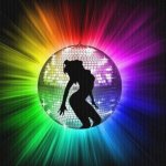 Kylie rainbow disco ball meme