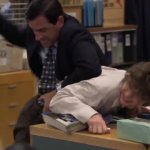 The Office Spanking GIF Template