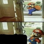 Mario breaks into your house and says a thing meme
