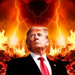 Donald Trump Hell Satan meme