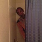 Worf in the shower