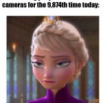 Frozen Bored | Supermarket security guards watching people wave at the cameras for the 9,874th time today: | image tagged in frozen bored | made w/ Imgflip meme maker