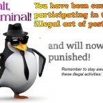 halt criminal! meme