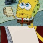 Crying Spongebob Note