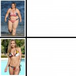 Fat vs pretty girl