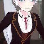 Racist Weiss | THIS IS WEISS; SHE IS A WEISS ASS | image tagged in racist weiss,rwby puns | made w/ Imgflip meme maker
