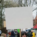 Protest Sign Meme