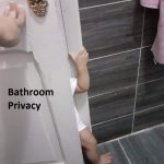 Bathroom privacy | image tagged in bathroom privacy | made w/ Imgflip meme maker