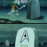 here lies squidward meme | 1966-2020 | image tagged in here lies squidward meme | made w/ Imgflip meme maker