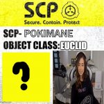 might even rival scp-173 | POKIMANE; EUCLID | image tagged in scp sign generator,scp,pokimane | made w/ Imgflip meme maker