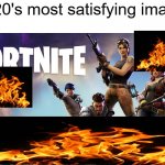 Best Image Ever!!! | 2020's most satisfying image: | image tagged in fortnite | made w/ Imgflip meme maker