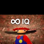 Infinite IQ Mario meme
