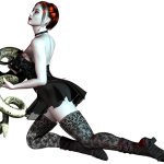 Redhead Chik Wit Snake 3