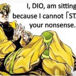 Sitting Dio