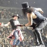 Slash & Axl on Stage