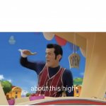 Measuring Robbie Rotten (tall) meme