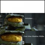 Halo, arbiter get the battle rifle meme