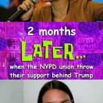 AOC surprised by turn of events meme