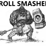 Troll smasher with text