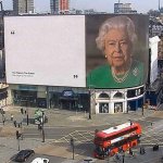 empty queen billboard
