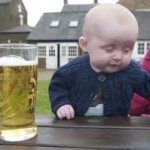 Baby beer meme