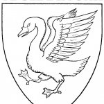 Medieval Untitled Goose Game Coat of Arms | YE OLDE HYONK | image tagged in ye olde hyonk,untitled goose game,goose | made w/ Imgflip meme maker