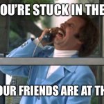Ron Burgundy Crying | WHEN YOU’RE STUCK IN THE OFFICE; WHILE YOUR FRIENDS ARE AT THE BEACH | image tagged in ron burgundy crying | made w/ Imgflip meme maker