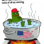 Pepe the Frog boiling