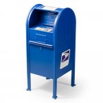 blue mailbox