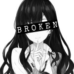 Anime girl broken