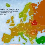 Europe alcohol consumption