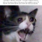 Screaming cat | Stormtroopers when the blind man says "I am one with the force the force is with me."; GreenF1re | image tagged in screaming cat,memes,star wars,stormtrooper | made w/ Imgflip meme maker