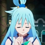 Aqua KonoSuba Ara Ara GIF Template
