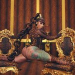 Cardi B wap wet ass pussy chair split