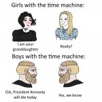 girls vs boys time travel