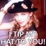 Kylie I tip my hat to you meme