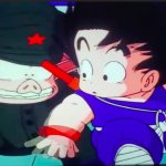 Goku Checking For Genitals