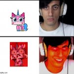 Pp peacekitty | image tagged in davie504,unikitty,peacekitty | made w/ Imgflip meme maker