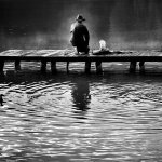 Lonesome fisherman